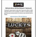 slot online welcome bonus 100